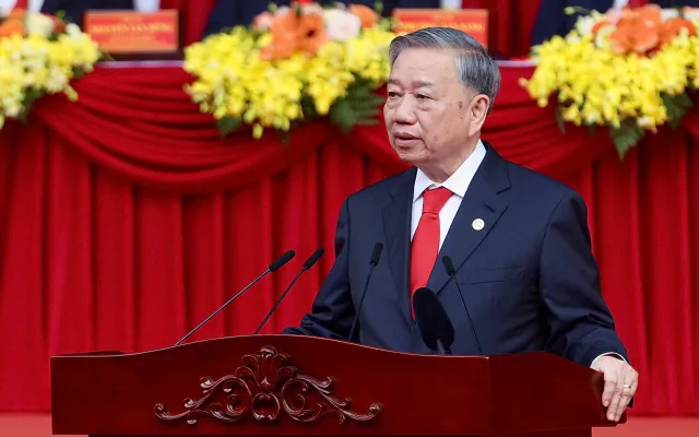Tổng Bí thư Tô Lâm tham gia biểu diễn trong chương trình nghệ thuật kỷ niệm 50 năm thống nhất đất nước